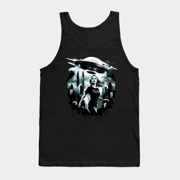 Alien Encounter Tank Top by pxdg